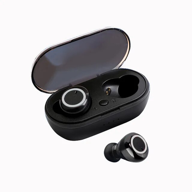 NEW TWS Bluetooth Earphone 5.0 Wireless Headset IPX6 Waterproof Deep Bass Earbuds True Wireless Stereo Headphone Sport Earphones