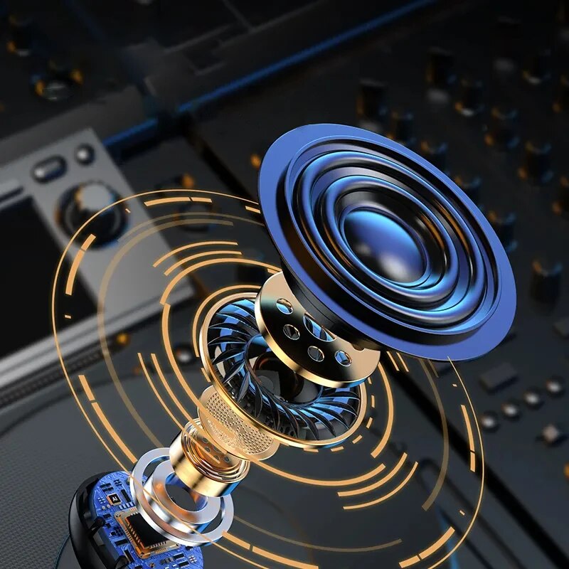 TWS Wireless Earphones HiFi Stereo 5.0 Bluetooth Earphones in-ear Handsfree Headset Earbuds With Charging Box For all Smartphone